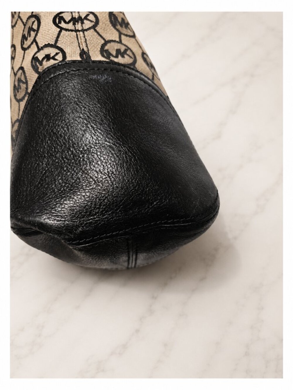 Michael Kors Signature Jacquard Hobo Shoulder Bag – Black & Brown Monogram - Picture 5 of 13